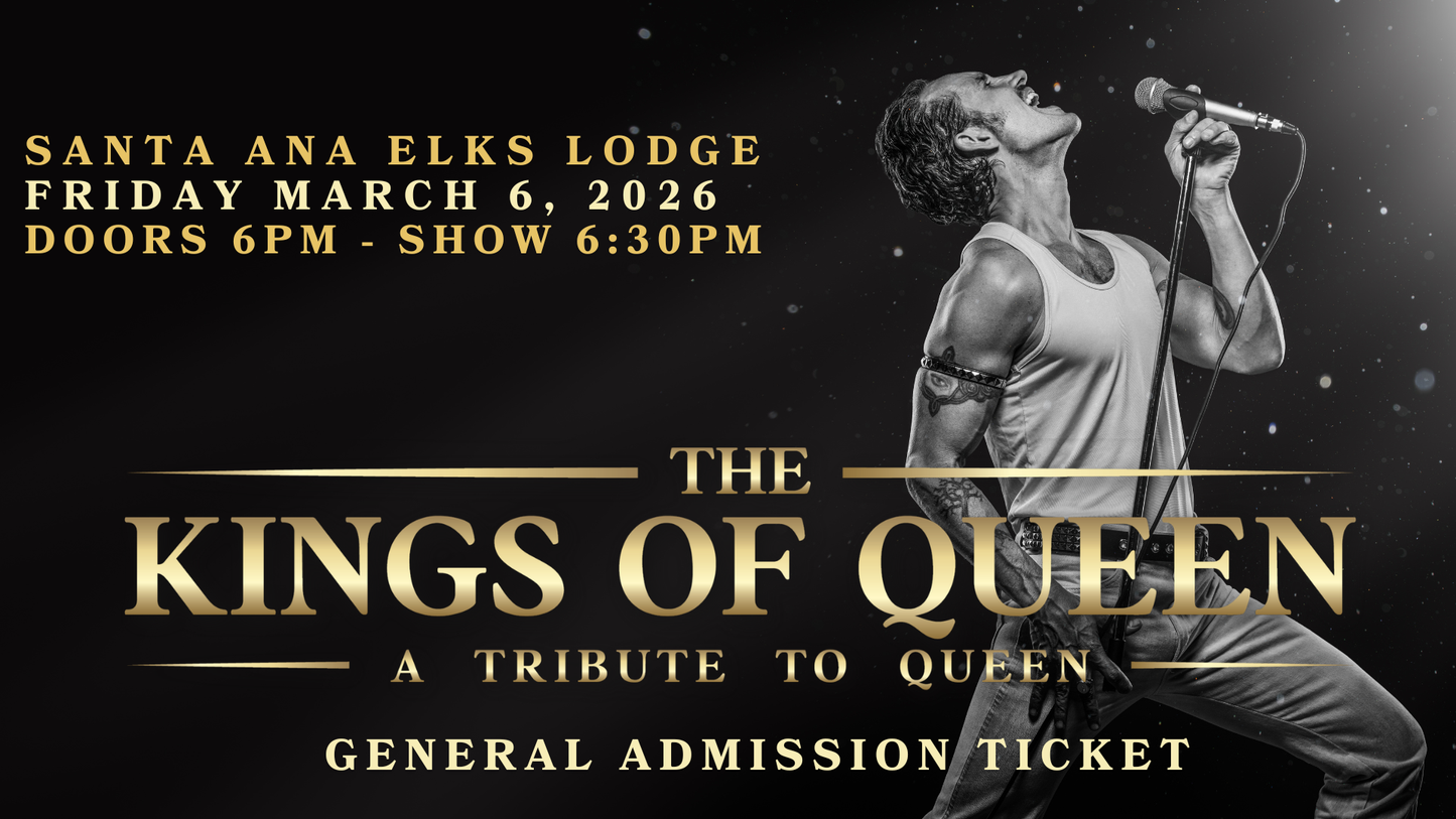 Friday 3/6 Tickets - Santa Ana Elks Lodge - Santa Ana